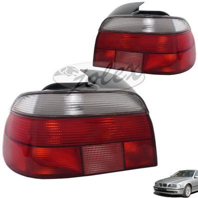 Heckleuchte Rückleuchte Rücklicht rechts + links weiß-rot BMW 5er E39 Limousine