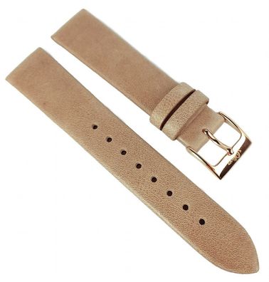 s. Oliver > Uhrenarmband 18mm beige Leder glatt > SO-3732-LQ