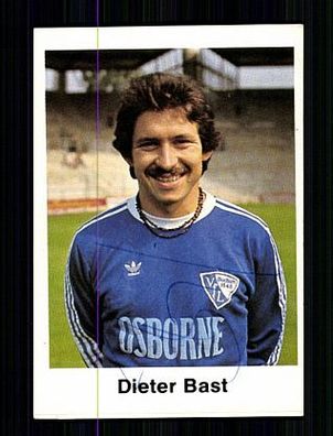 Dieter Bast VFL Bochum Bergmann Sammelbild 1977-78 Original Signiert + A51241