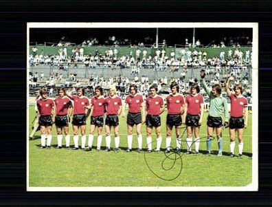 Herbert Meyer Hannover 96 Bergmann Sammelbild 1975-76 Original Signiert + A51233