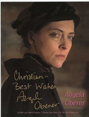 Angela Oberer Autogrammkarte Original Signiert Schriftsteller + 71208