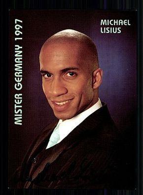 Michael Lisius Mister Germany 1997 Autogrammkarte Original Signiert Model + 71154