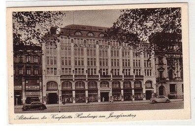 32948 Ak Alsterhaus die Kaufstätte Hamburgs am Jungfernstieg um 1930