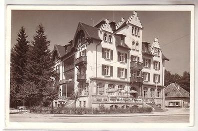 58437 Ak Wehr in Baden Hotel und Pension Wehra Hof 1953
