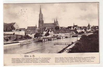 58449 Reim Ak Ulm an der Donau Totalansicht 1907