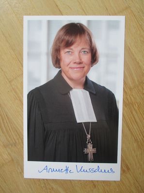 Präses der Evangelischen Kirche von Westfalen Annette Kurschus - handsign Autogramm!!