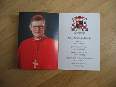 Erzbischof von Berlin Kardinal Dr. Rainer Woelki - Gebetskarte!!!