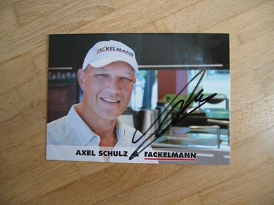 Deutscher Boxstar Axel Schulz - handsigniertes Autogramm!!!