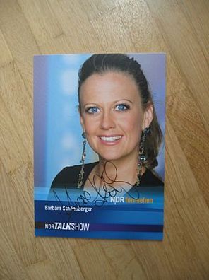 NDR Fernsehstar Barbara Schöneberger - handsigniertes Autogramm!!!