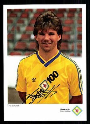 Tino Löchelt Eintracht Braunschweig 1990-91 Autogrammkarte + A51366