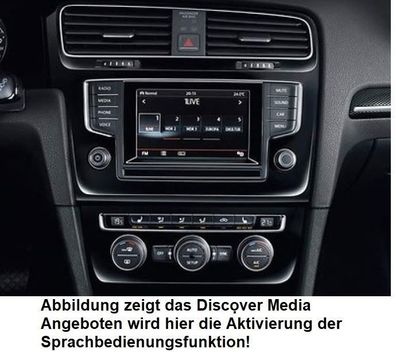 Volkswagen Original Freischaltung für Sprachbedienung Navigation Discover Media