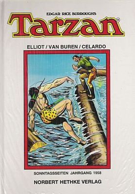 Tarzan Sonntagsseiten Jahrgang 1958 HC Verlag Hethke