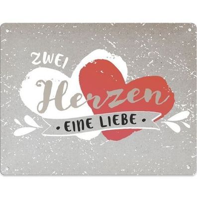 Sheepworld Happylife Blechschild mit Motiv "Herzen" 27 Neuware