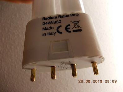 1x Radium Ralux Long 24w/830 Made in Italy CE warm-weiss