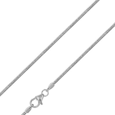 trendor Schmuck Halskette Silber 925 Schlangenmuster 1,4 mm 72153