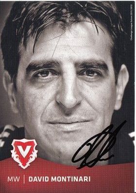 David Montinari FC Vaduz 2011-12 Autogrammkarte + A30101