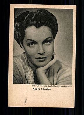 Magda Schneider Das Programm von Heute 40er Jahre Postkarte + P 5878