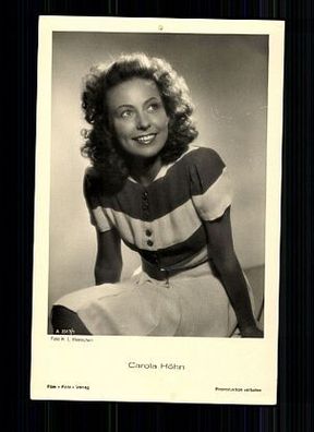 Carola Höhn Film-Foto-Verlag 30er Jahre Postkarte Nr. A 3517/1 + P 5897