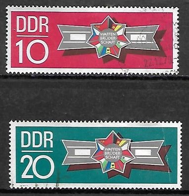 DDR gestempelt Michel-Nummer 1615-1616