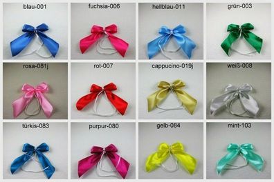 10 Antennenschleifen Autoschleifen Hochzeit Farbwahl Neu (0,79€ Stk)