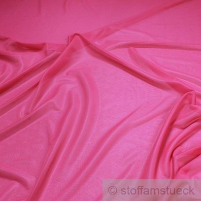 2 Meter Polyamid Futterstoff Gewirk pink Futter fließend transparent