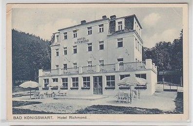 26948 Ak Bad Königswart Hotel Richmond um 1935