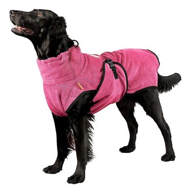 Chillcoat Premium pink - Limited Edition von Superfurdogs pink - Hundebademantel