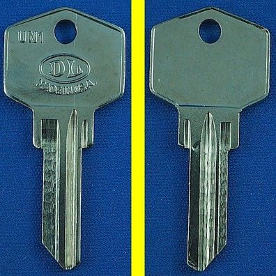 DL Schlüsselrohling UN1 für Union FH 101 - 399 / NJ 0001 - 1500 / englische Fahrzeuge