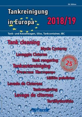 Tankreinigung in Europa 2018/19, ecomed-Storck GmbH