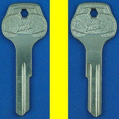 Huf Schlüssel - Rohling für Porsche, VW / Profil SE Serie 1-750 - ca. 70 Jahre alt