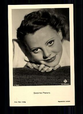 Sabine Peters Film-Foto-Verlag 30er Jahre Postkarte Nr. A 3463/1 + P 5955