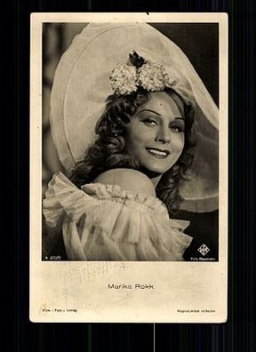 Marika Rökk Film-Foto-Verlag 30er Jahre Postkarte Nr. A 3707/2 + P 5968