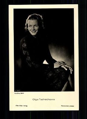 Olga Tschechowa Film-Foto-Verlag 30er Jahre Postkarte Nr. A 3436/2 + P 5981