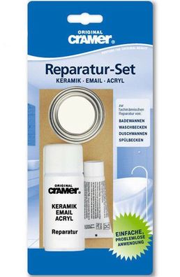 Cramer Remaille Reparatur-Set Bahama-Beige Reparaturlack Acryl Emaille Keramik