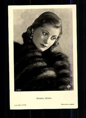 Gisela Uhlen Film-Foto-Verlag 30er Jahre Postkarte Nr. A 3922/1 + P 5996