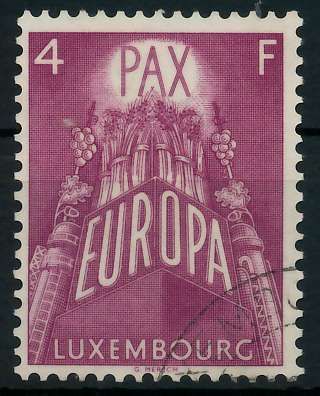 Luxemburg 1957 Nr 574 gestempelt X97D5CA