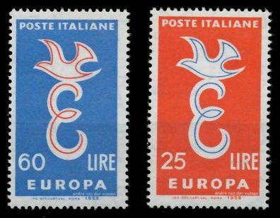 Italien 1958 Nr 1016-1017 postfrisch X9826CE