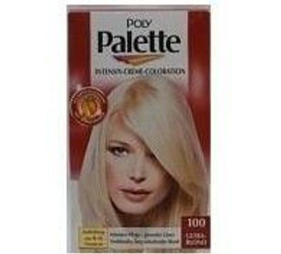 Poly Palette Haarfarbe Ultra Blond 100 mit Aprikosen Öl Intensiv-Creme-Coloration
