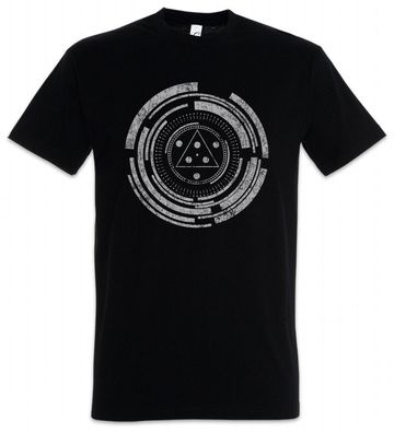 Technology Circle T-Shirt Spirale Msytik Science Labyrinth Esoterik Kreisel