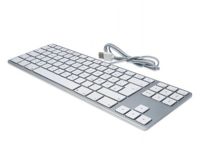 Matias Aluminium Tenkeyless USB Tastatur ohne Zahlenblock mit Cursor-Funktion...