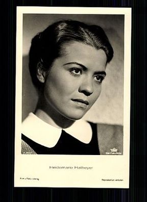 Heidemarie Hatheyer Film-Foto-Verlag 30er Jahre Postkarte Nr. A 3452/1 + P 6095