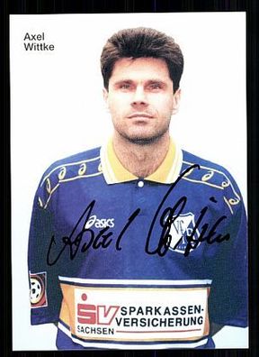 Axel Wittke VFB Leipzig 1996-97 Autogrammkarte + A52186