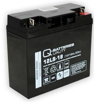 12LS-18 Batterie Blei-Vlies-Akku / AGM VRLA mit VdS - 12V/18Ah