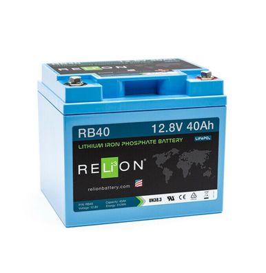 RELION RB40 Lithium ION LiFePo4 Akku 5,4 kg Caravan, Boot, Rollstuhl 40Ah