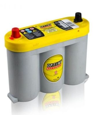 OPTIMA Yellow Top YT6V-2.1L 6V/55Ah 765A AGM Zyklenfest, Spiralcell Technologie