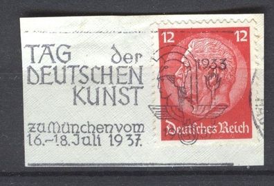 Deutsches Reich Maschinenstempel "Tag der deutschen Kunst"