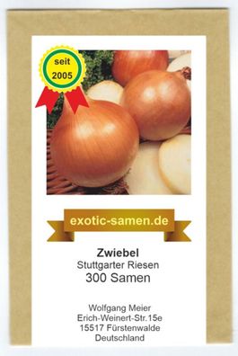 Zwiebel - Stuttgarter Riese (300 Samen)