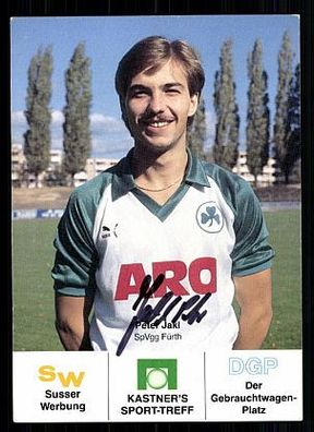 Peter Jakl SpVgg Fürth 1984-85 Autogrammkarte + A52274