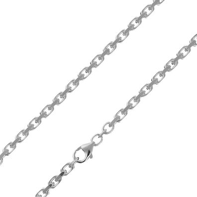 trendor Schmuck Silberkette für Herren 925 Sterlingsilber Ankerkette 3,0 mm 85741