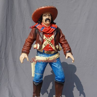 Mexikaner Cowboy Figur Arizona Westernfigur Sombrero Deko Beach Party Statue